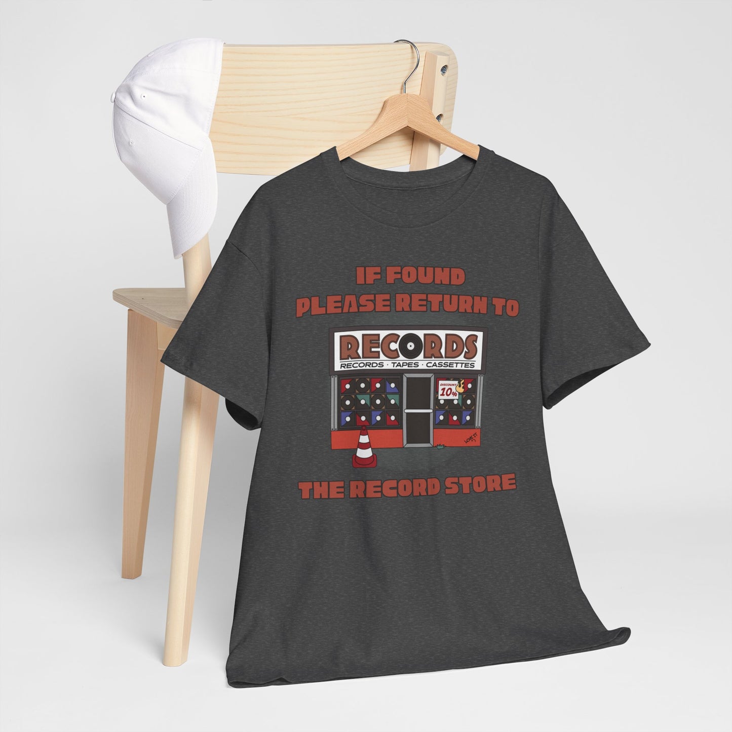 'If Found, Please Return to the Record Store' Men's T-Shirt