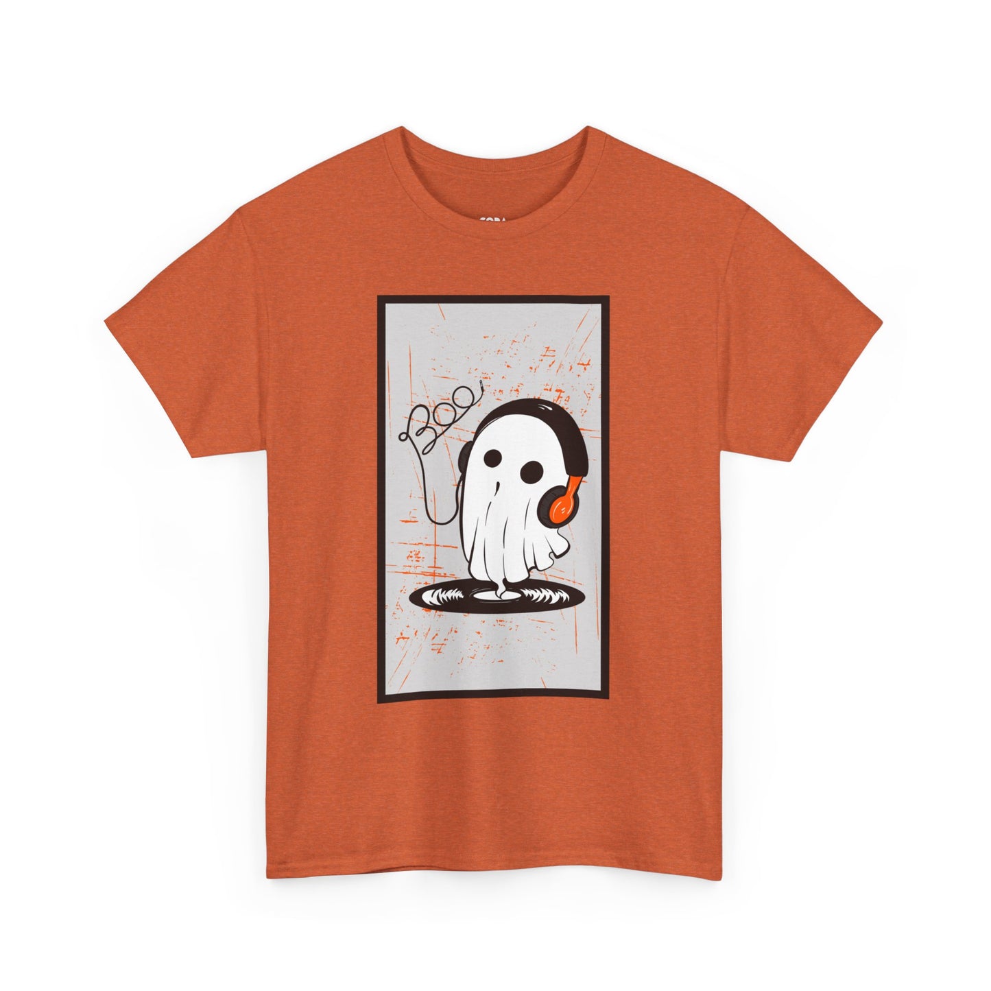 Halloween Ghost Men's Vinyl T-Shirt