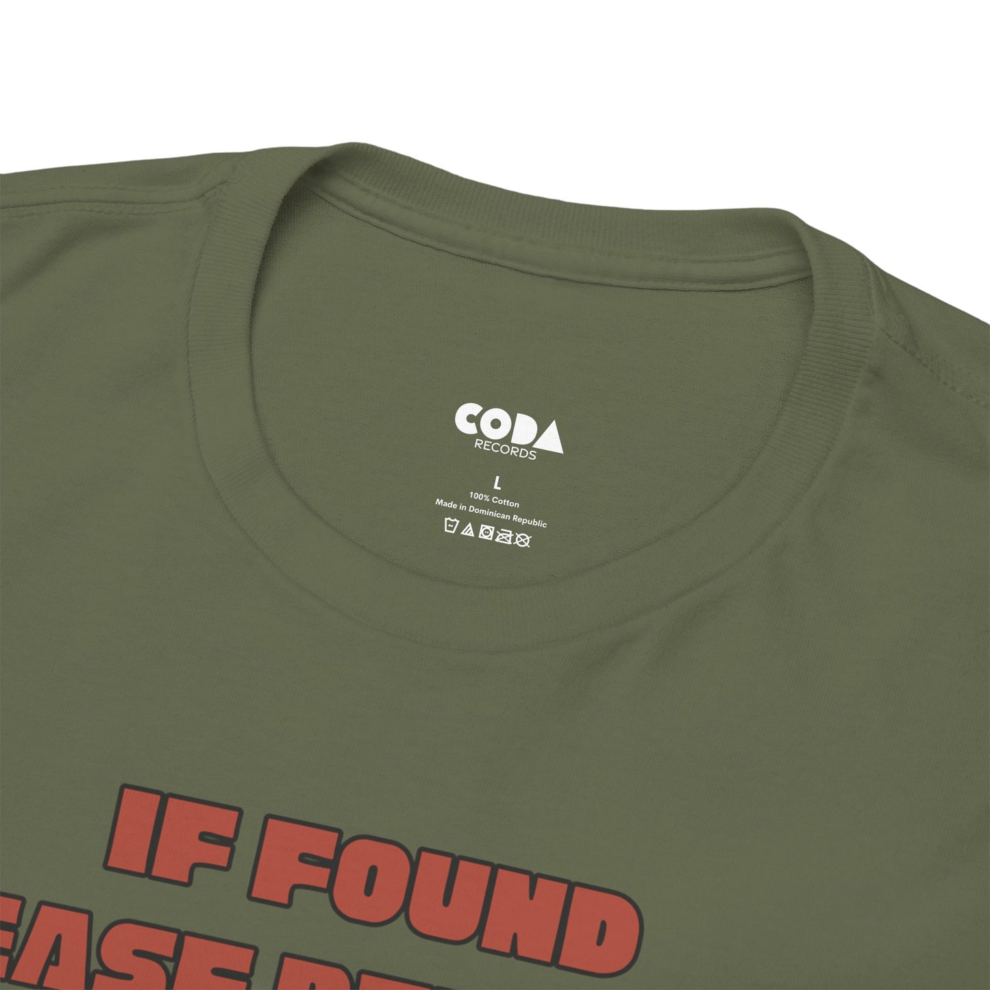 'If Found, Please Return to the Record Store' Men's T-Shirt