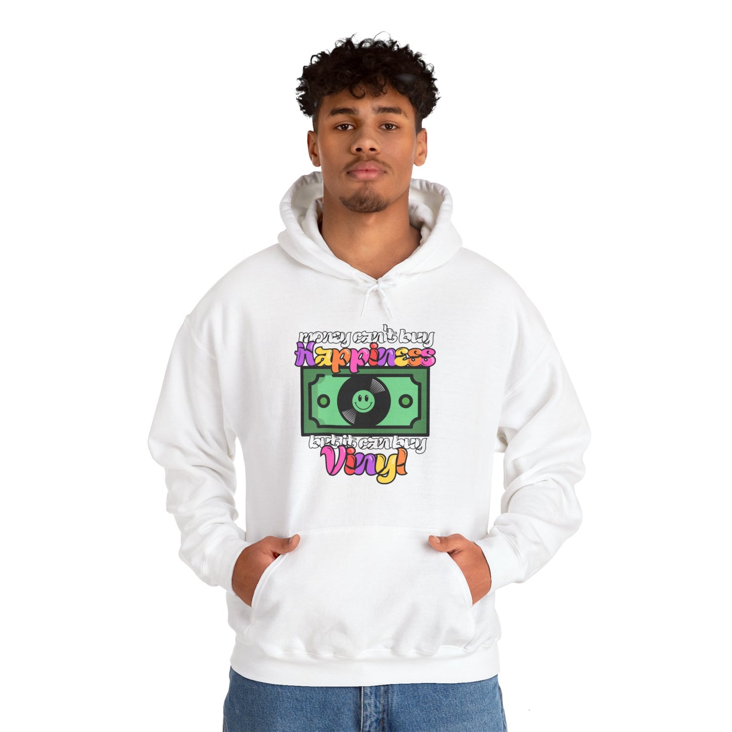 'Money Can't Buy Happiness, But It Can Buy Vinyl' Men's Hoodie