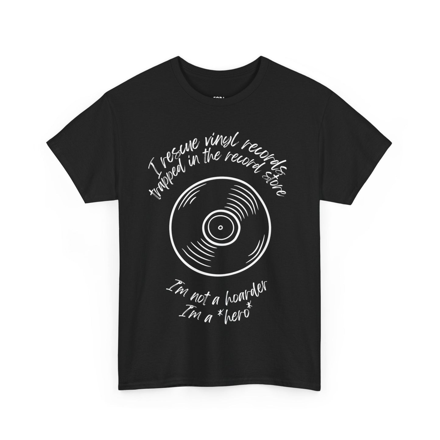 'I'm Not a Hoarder, I'm a Hero' Men's T-Shirt (Black, Size M)