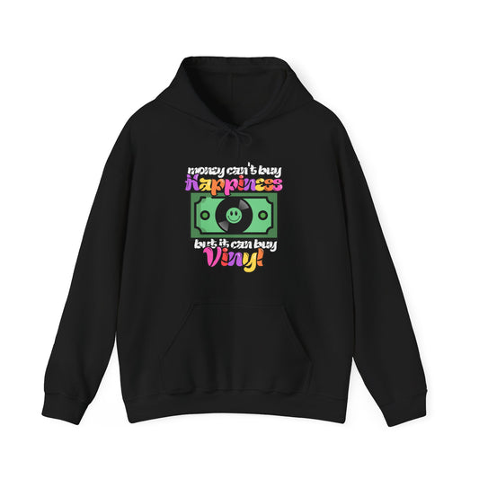 'Money Can't Buy Happiness, But It Can Buy Vinyl' Men's Hoodie