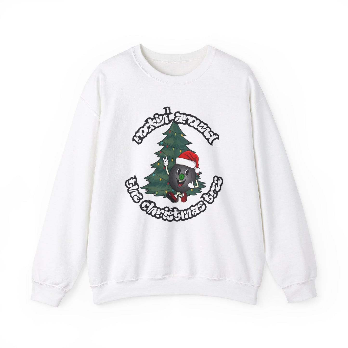 "Rockin' Around The Christmas Tree" Vinyl Record Sweatshirt