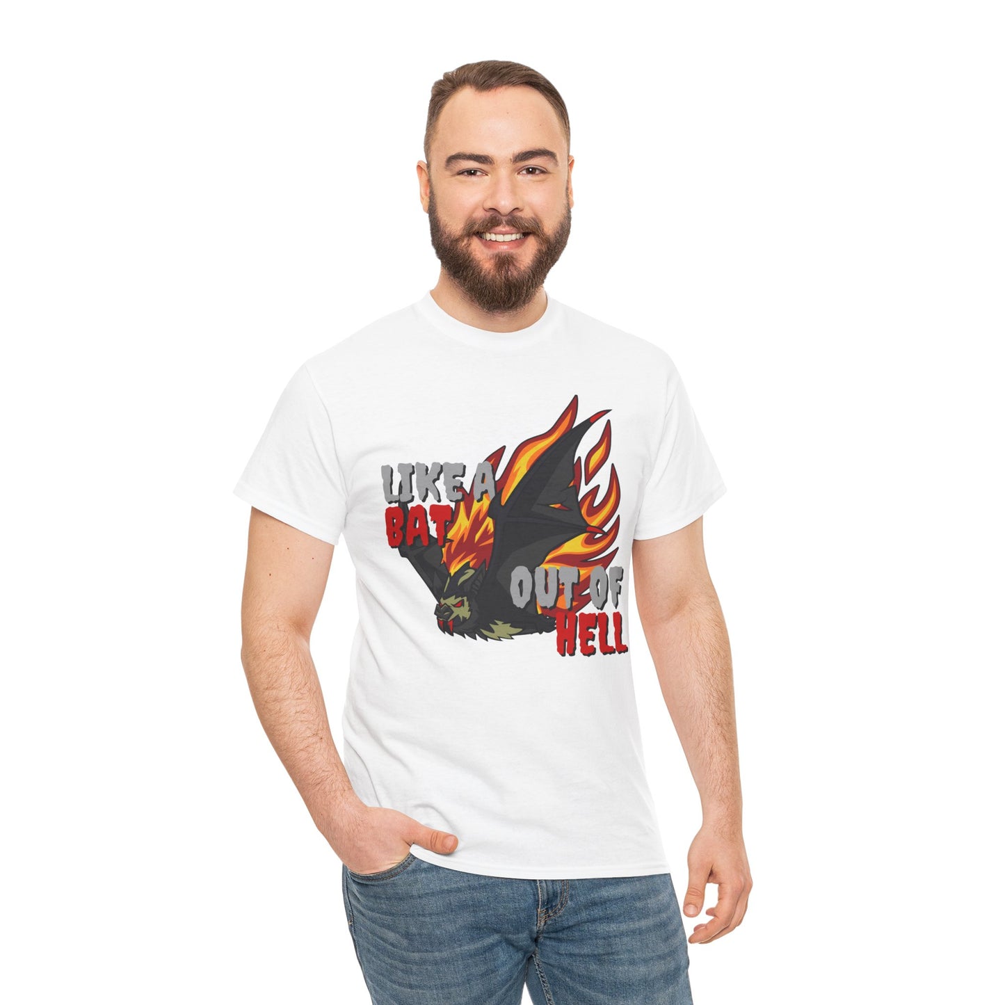 'Like a Bat Out of Hell' Men's Halloween T-Shirt