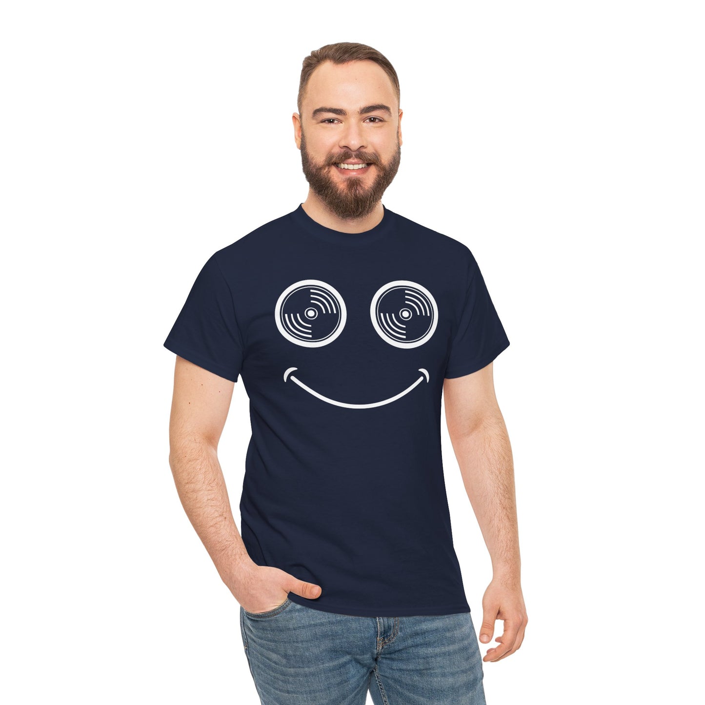 Vinyl Makes Me Happy Men's T-Shirt