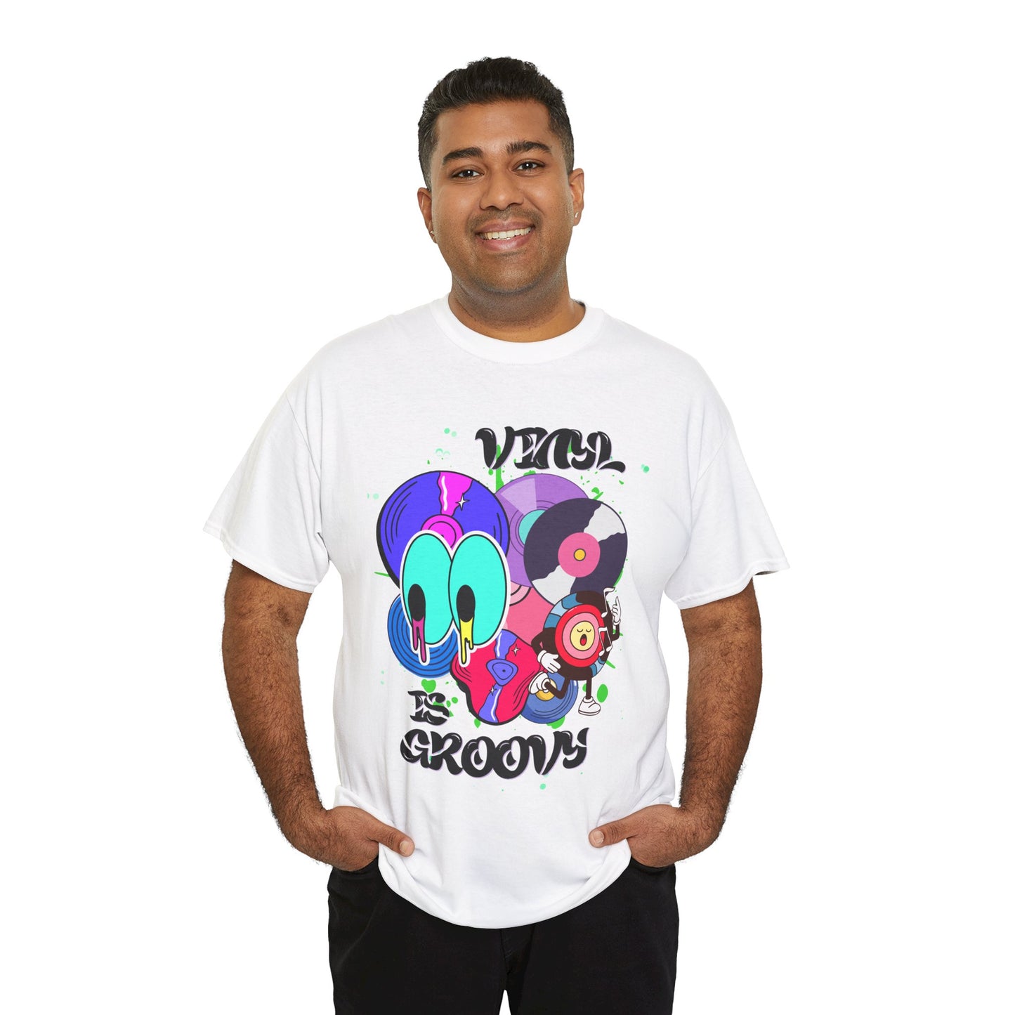 'Vinyl Is Groovy' Men's T-Shirt