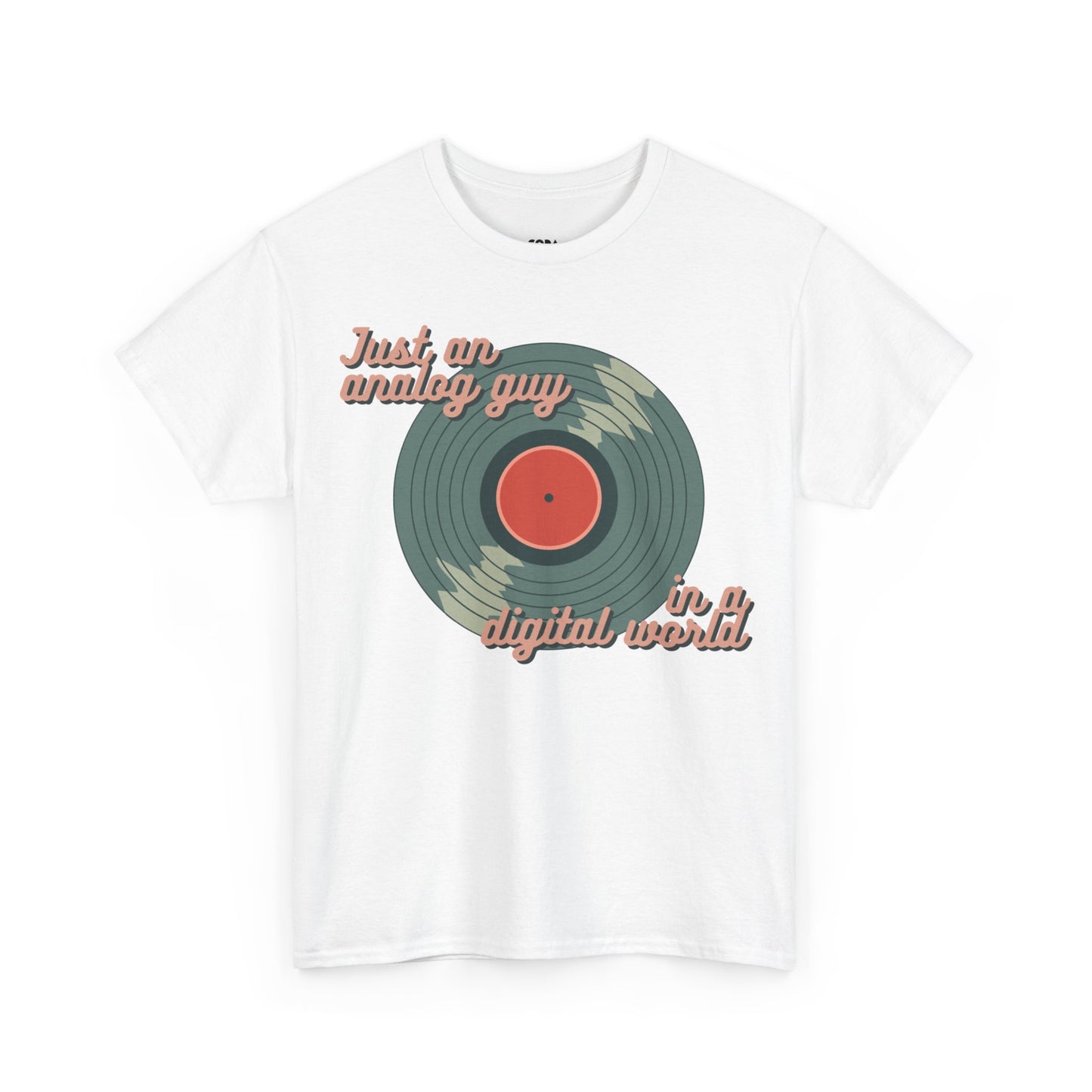 'Just an Analog Guy, In a Digital World' Men's T-Shirt