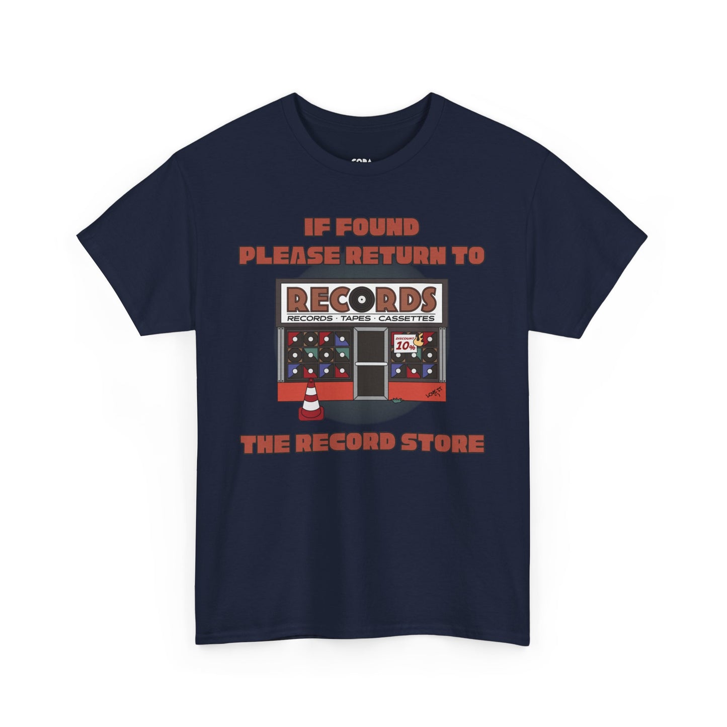 'If Found, Please Return to the Record Store' Men's T-Shirt