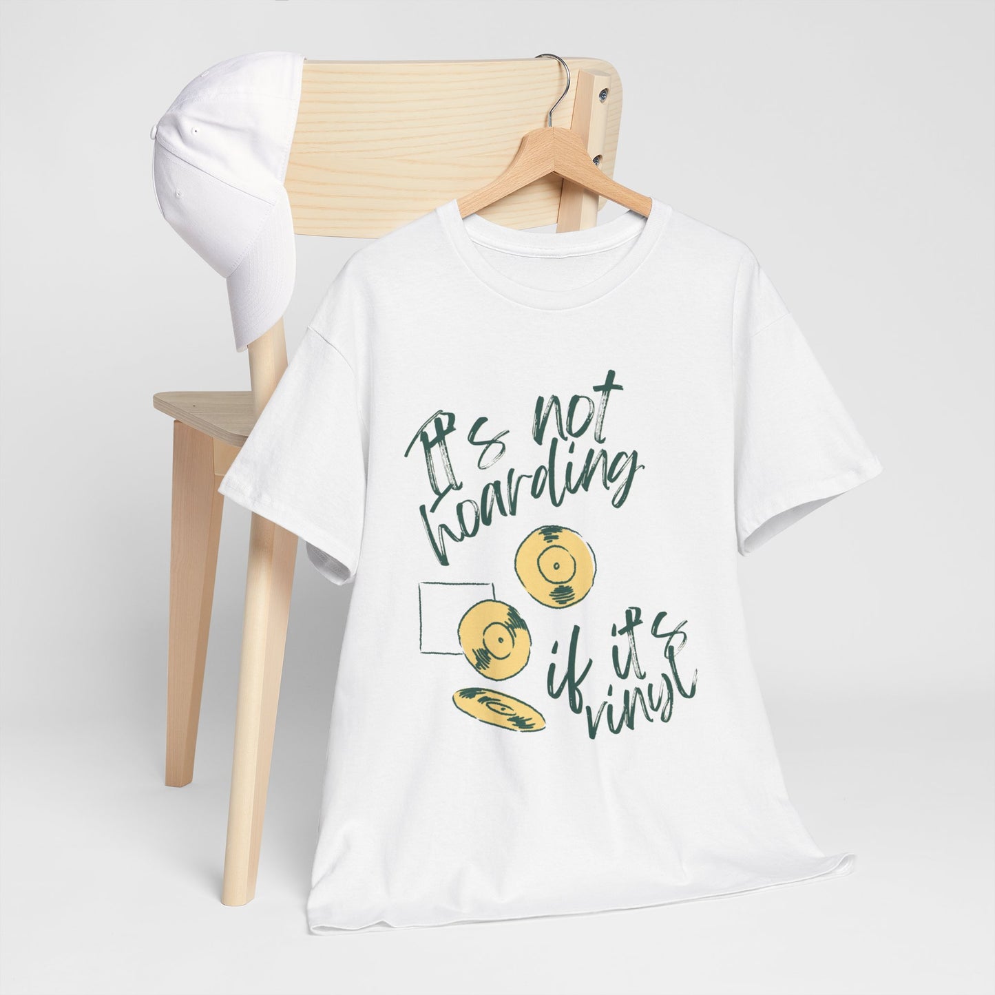 'It's Not Hoarding If It's Vinyl' Men's T-Shirt