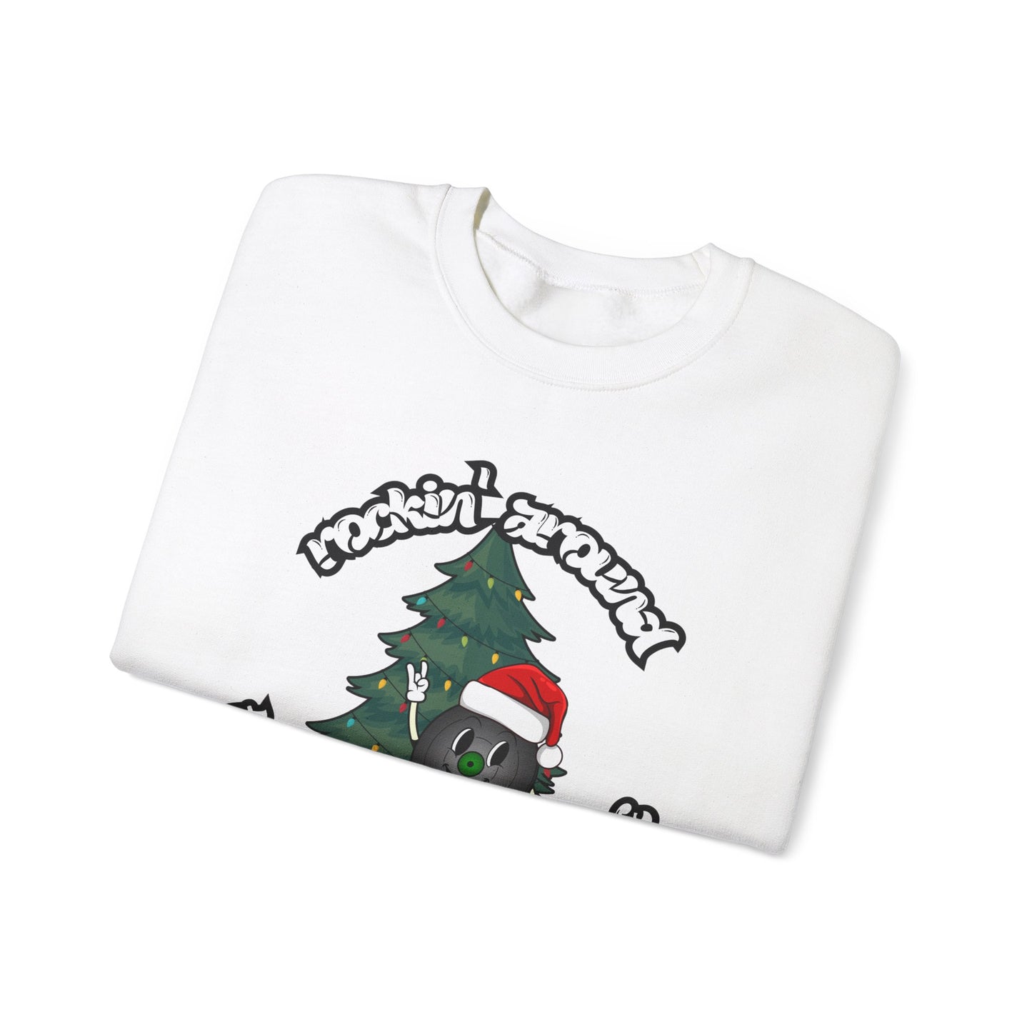 "Rockin' Around The Christmas Tree" Vinyl Record Sweatshirt