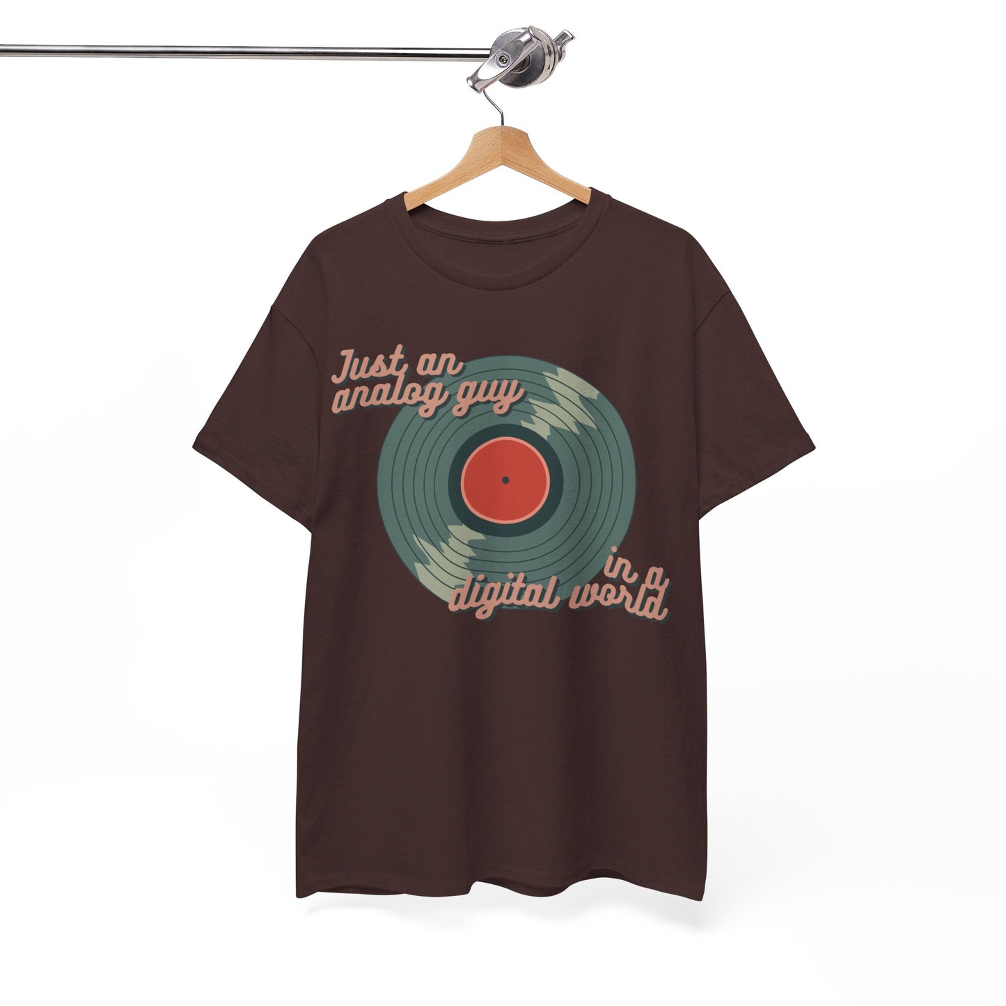 'Just an Analog Guy, In a Digital World' Men's T-Shirt