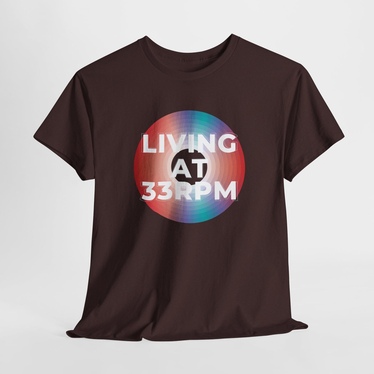 'Living at 33rpm' Men's Vinyl T-Shirt