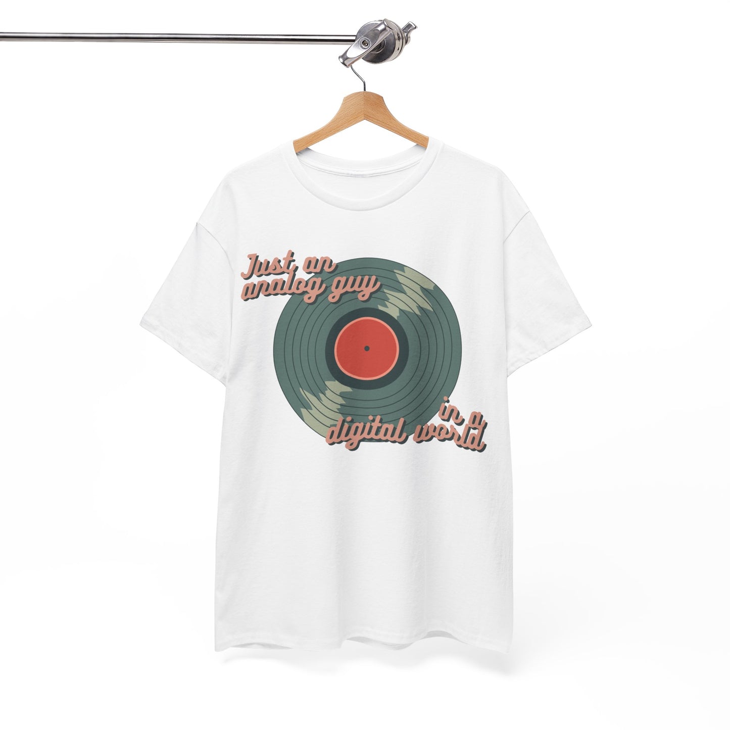 'Just an Analog Guy, In a Digital World' Men's T-Shirt