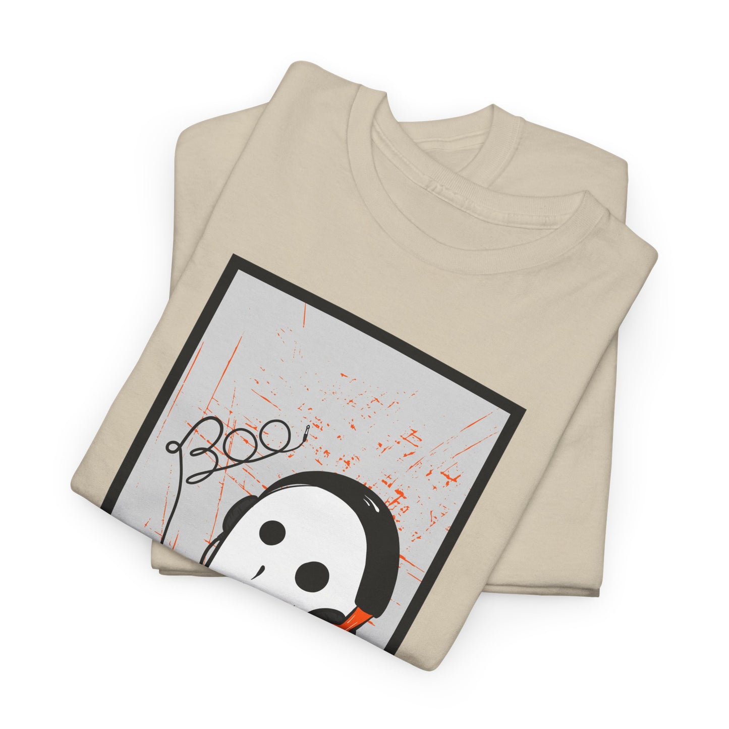 Halloween Ghost Men's Vinyl T-Shirt