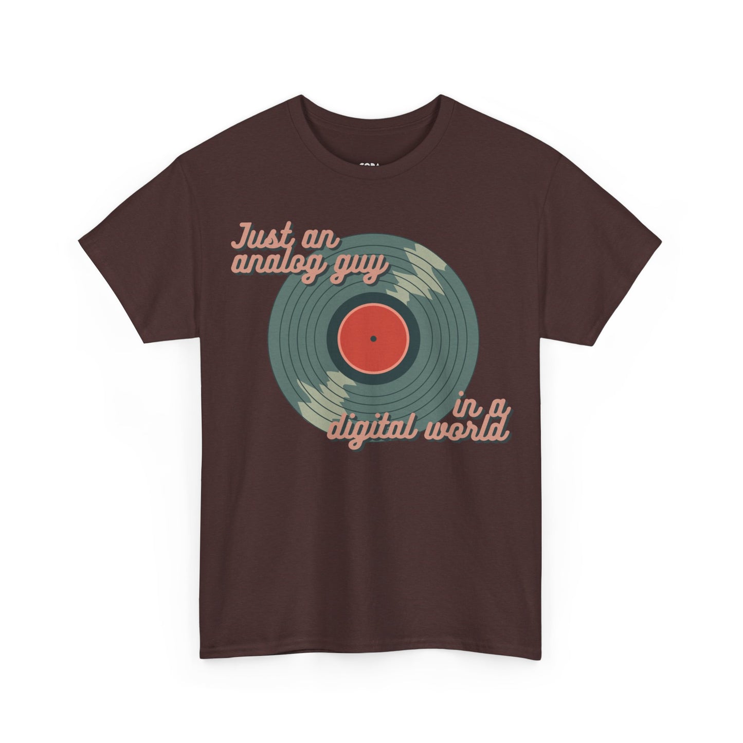 'Just an Analog Guy, In a Digital World' Men's T-Shirt