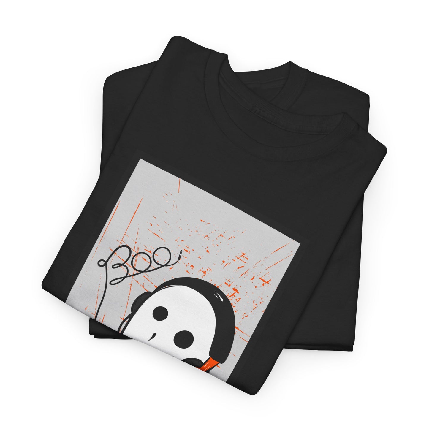 Halloween Ghost Men's Vinyl T-Shirt