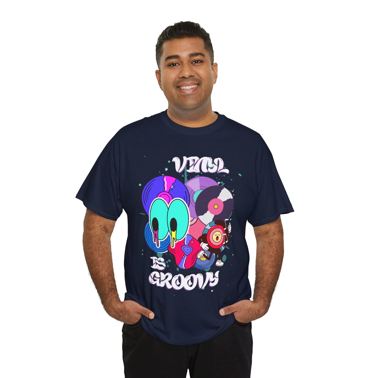 'Vinyl Is Groovy' Men's T-Shirt