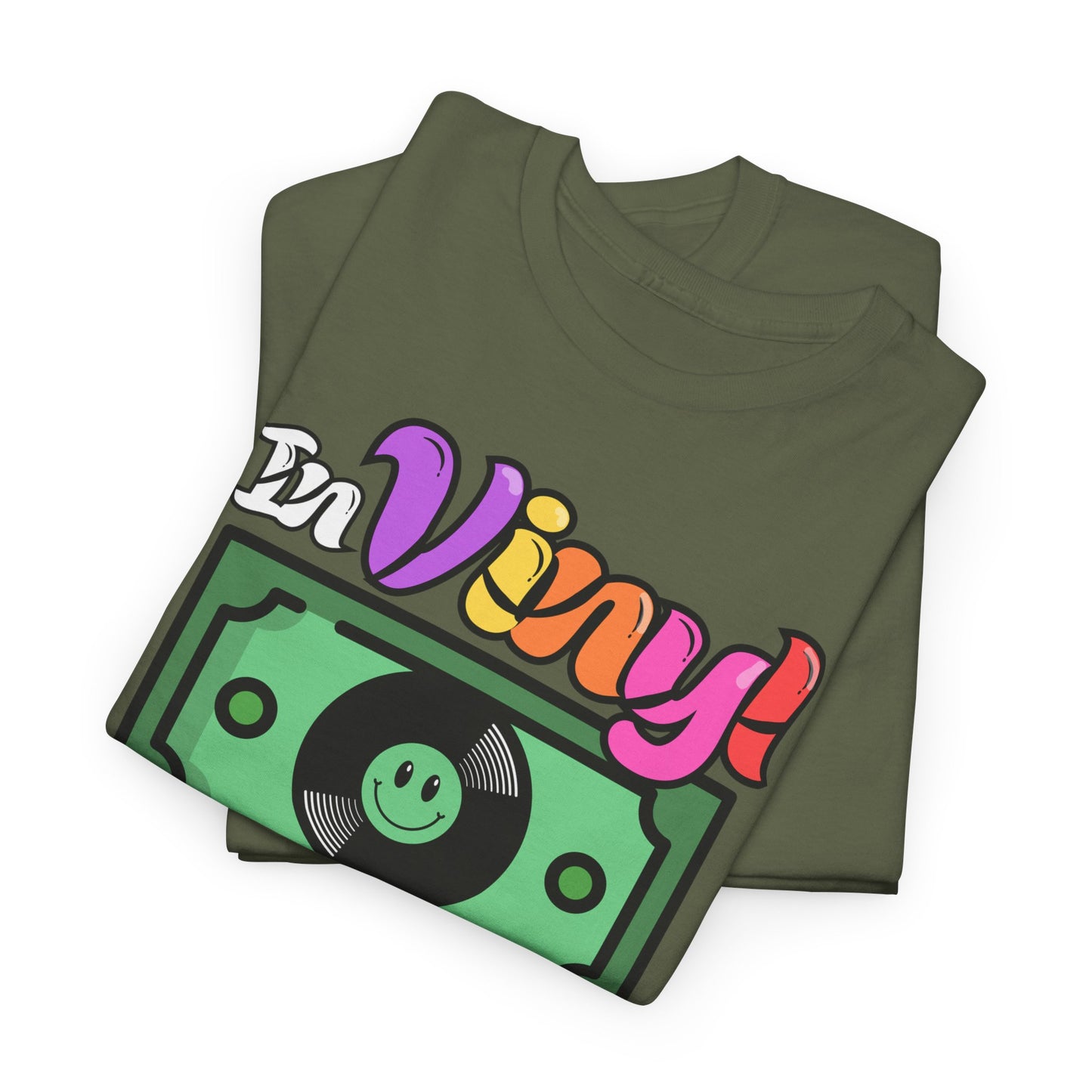 'In Vinyl We Trust' Men's T-Shirt