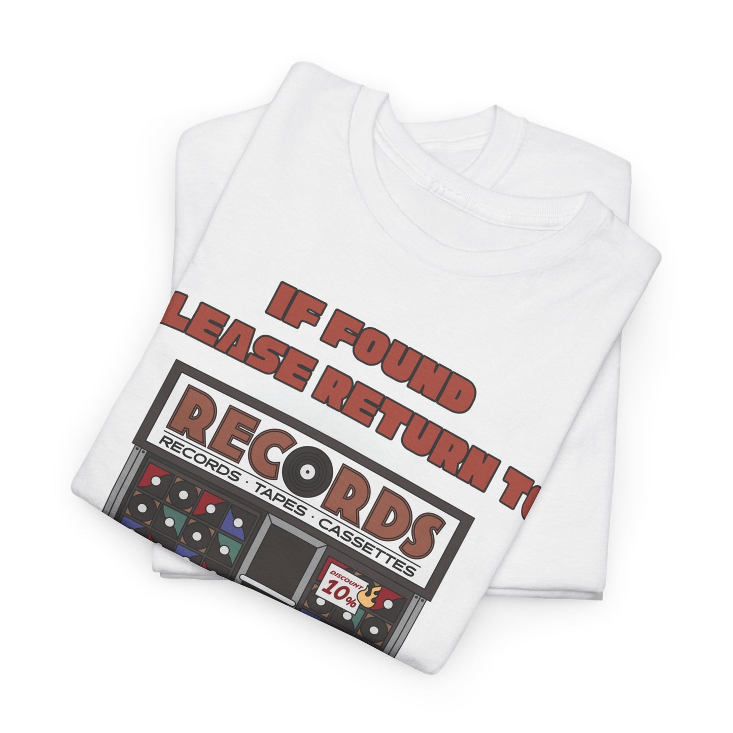 'If Found, Please Return to the Record Store' Men's T-Shirt