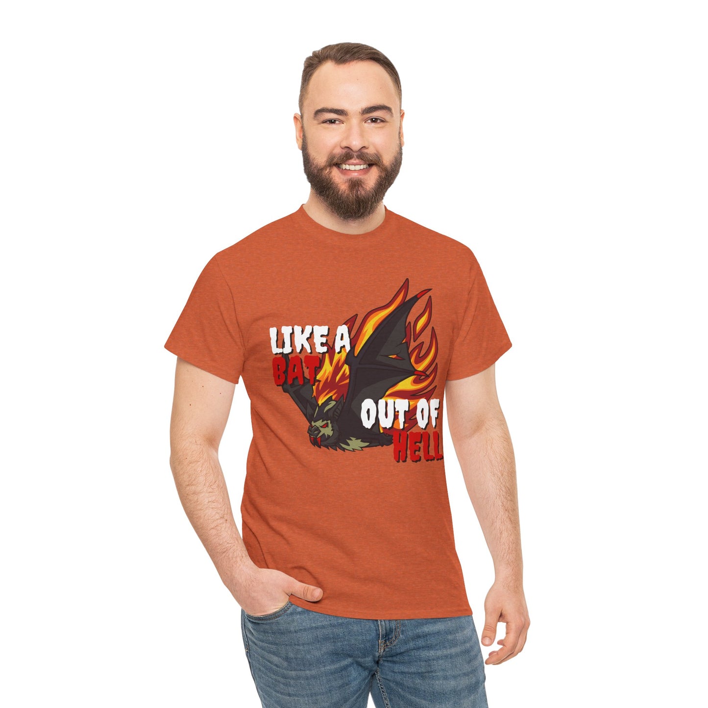 'Like a Bat Out of Hell' Men's Halloween T-Shirt