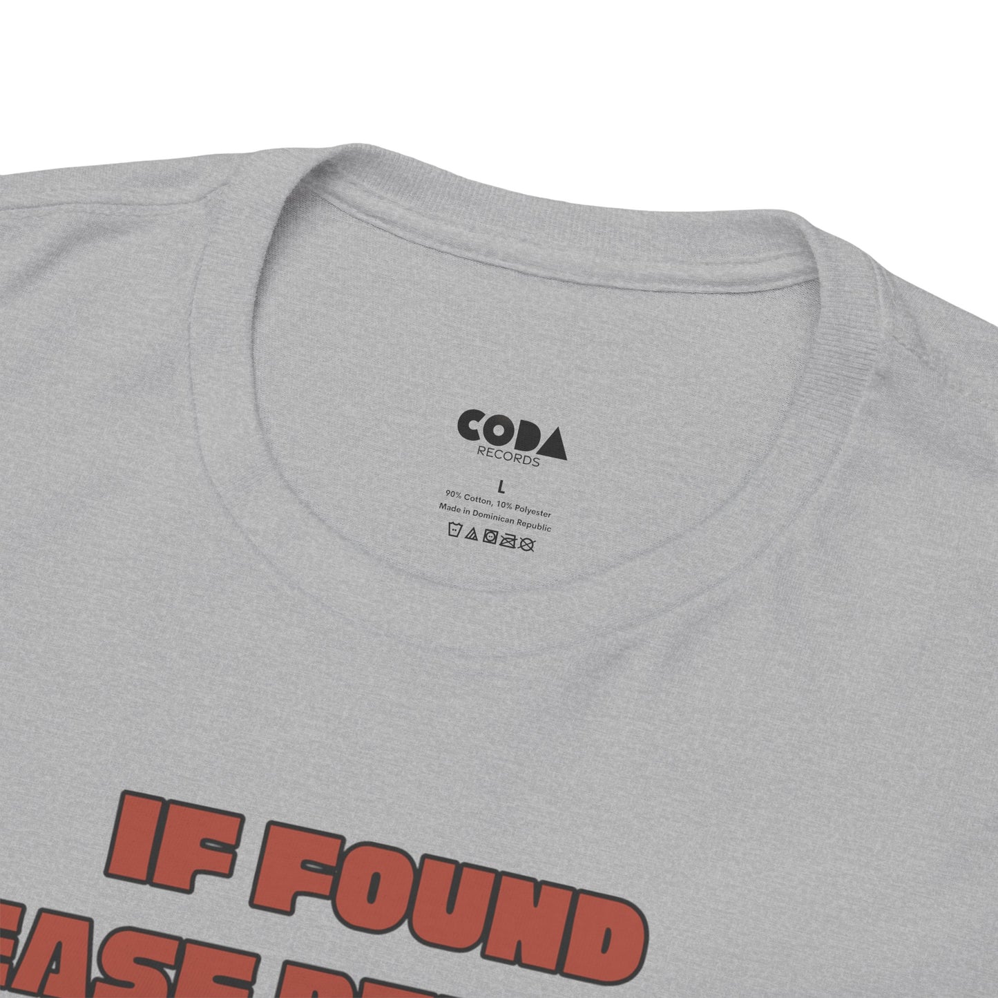 'If Found, Please Return to the Record Store' Men's T-Shirt