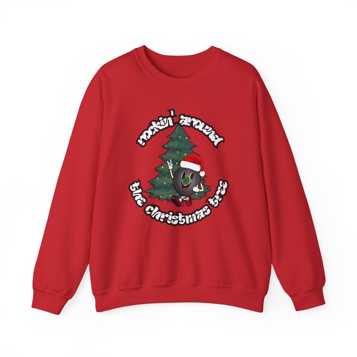 "Rockin' Around The Christmas Tree" Vinyl Record Sweatshirt