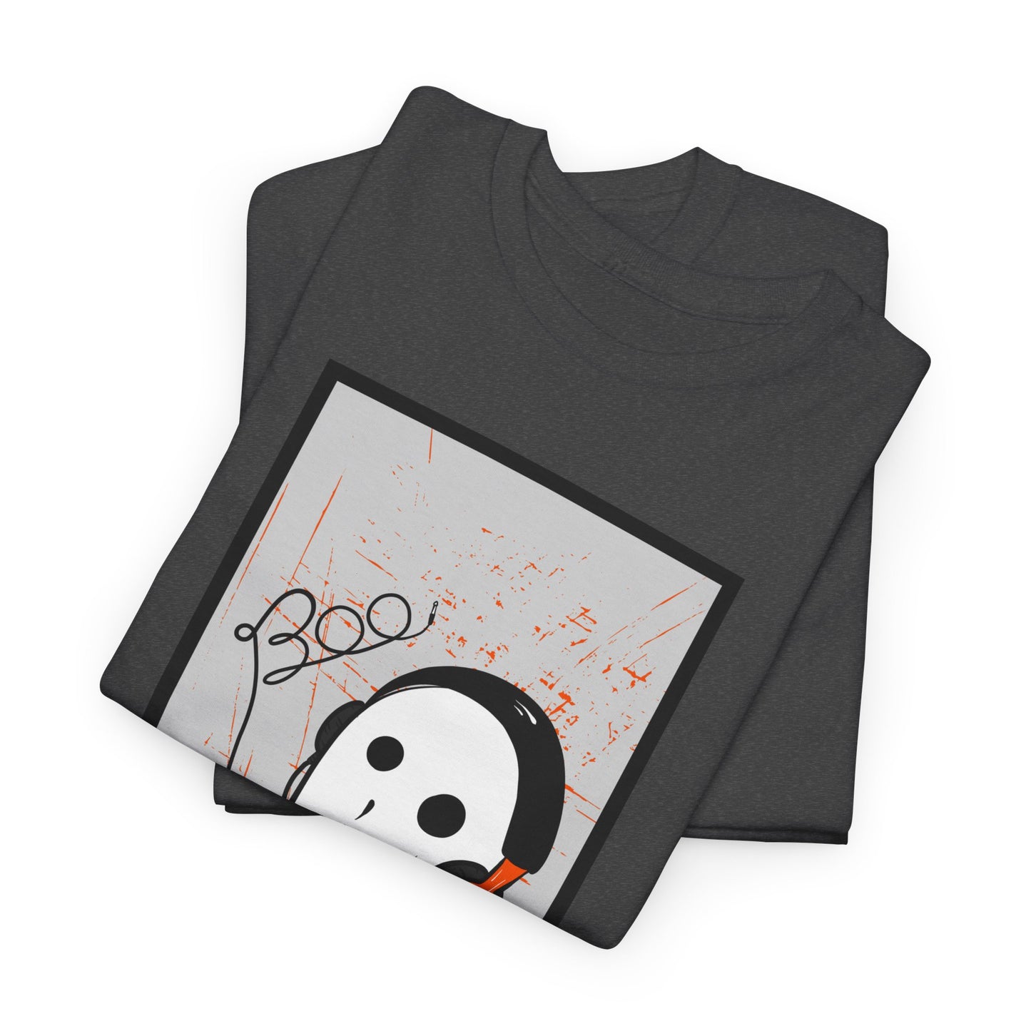 Halloween Ghost Men's Vinyl T-Shirt