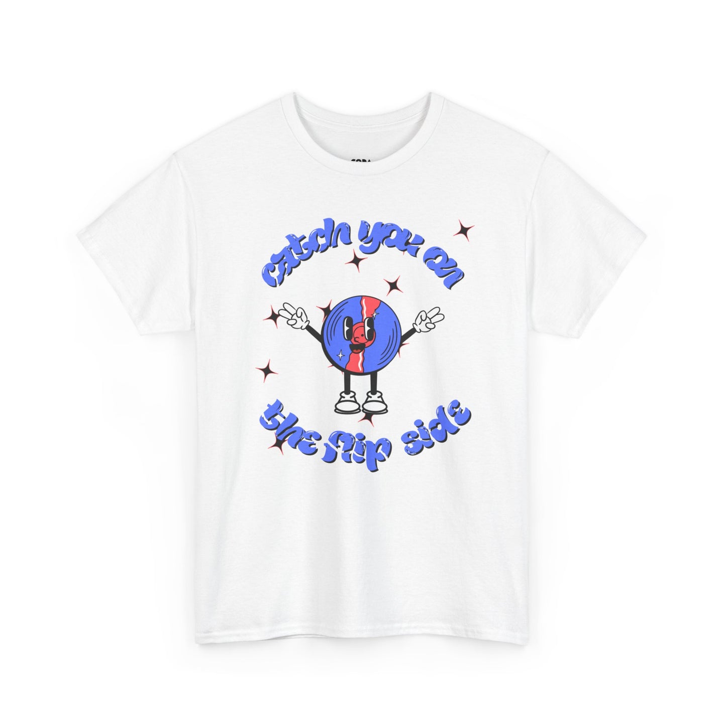 'Catch You On The Flip Side' Men's Vinyl T-Shirt