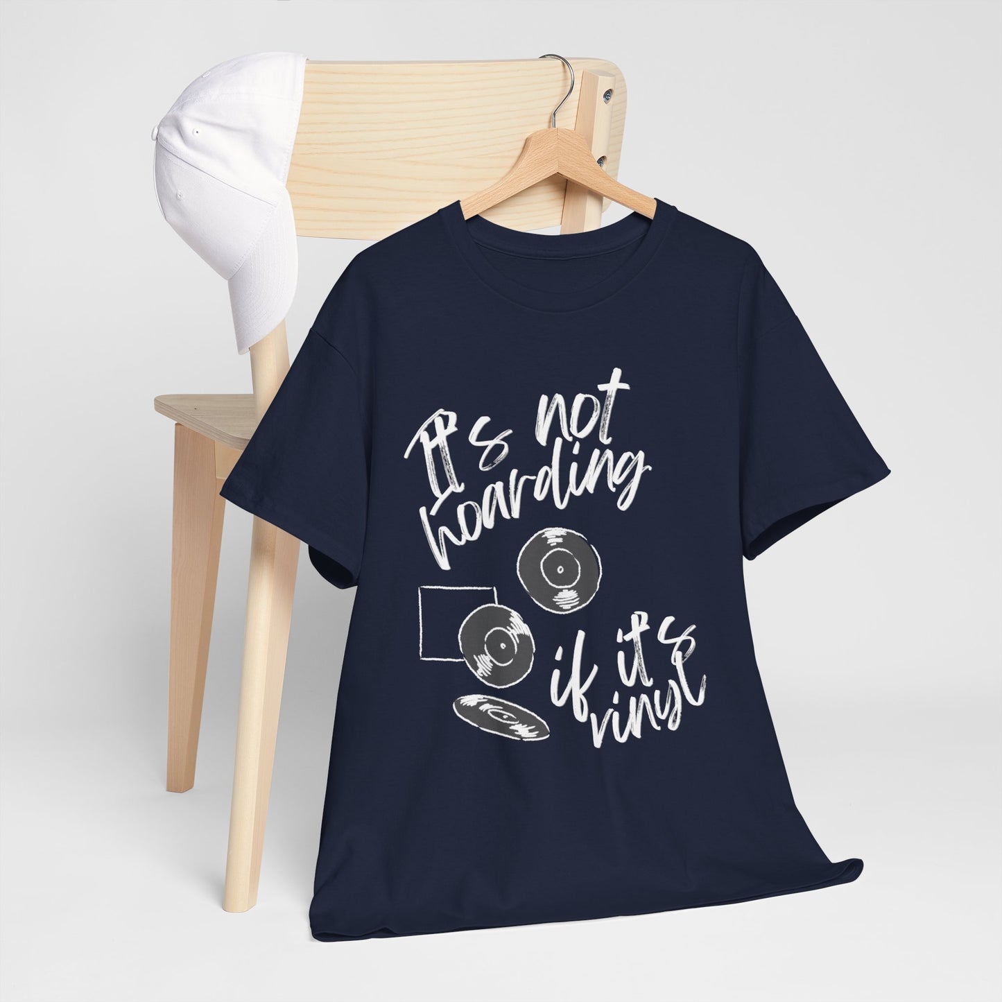 'It's Not Hoarding If It's Vinyl' Men's T-Shirt