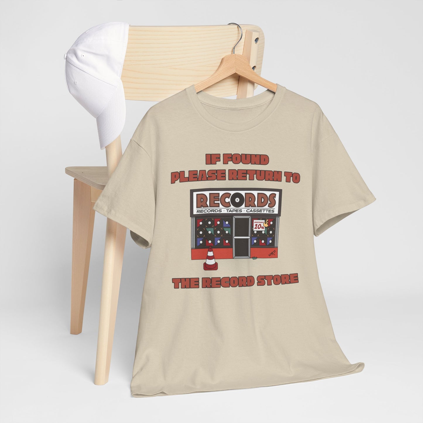 'If Found, Please Return to the Record Store' Men's T-Shirt