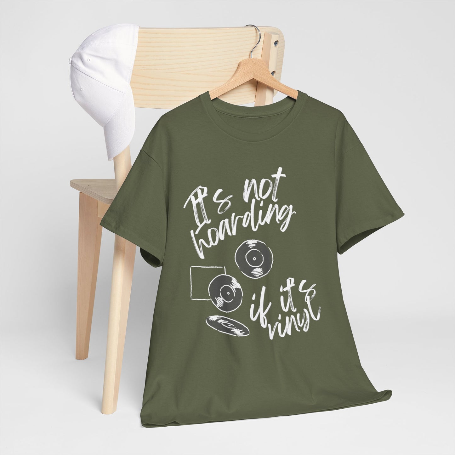 'It's Not Hoarding If It's Vinyl' Men's T-Shirt