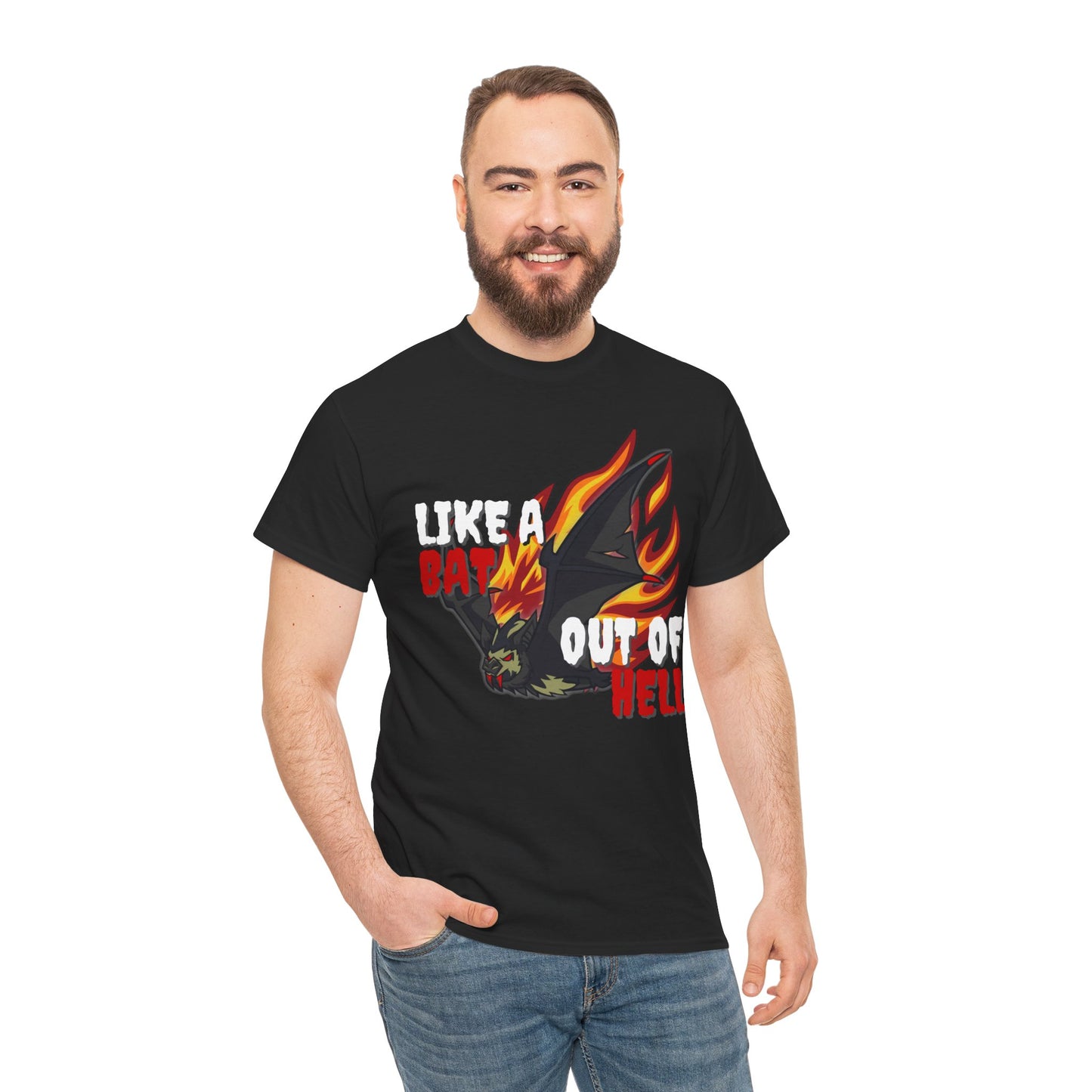 'Like a Bat Out of Hell' Men's Halloween T-Shirt