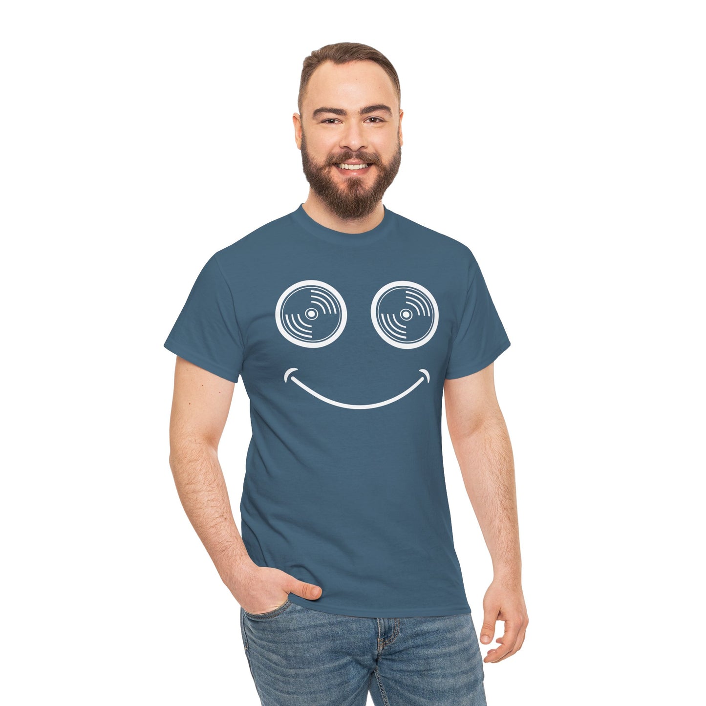 Vinyl Makes Me Happy Men's T-Shirt