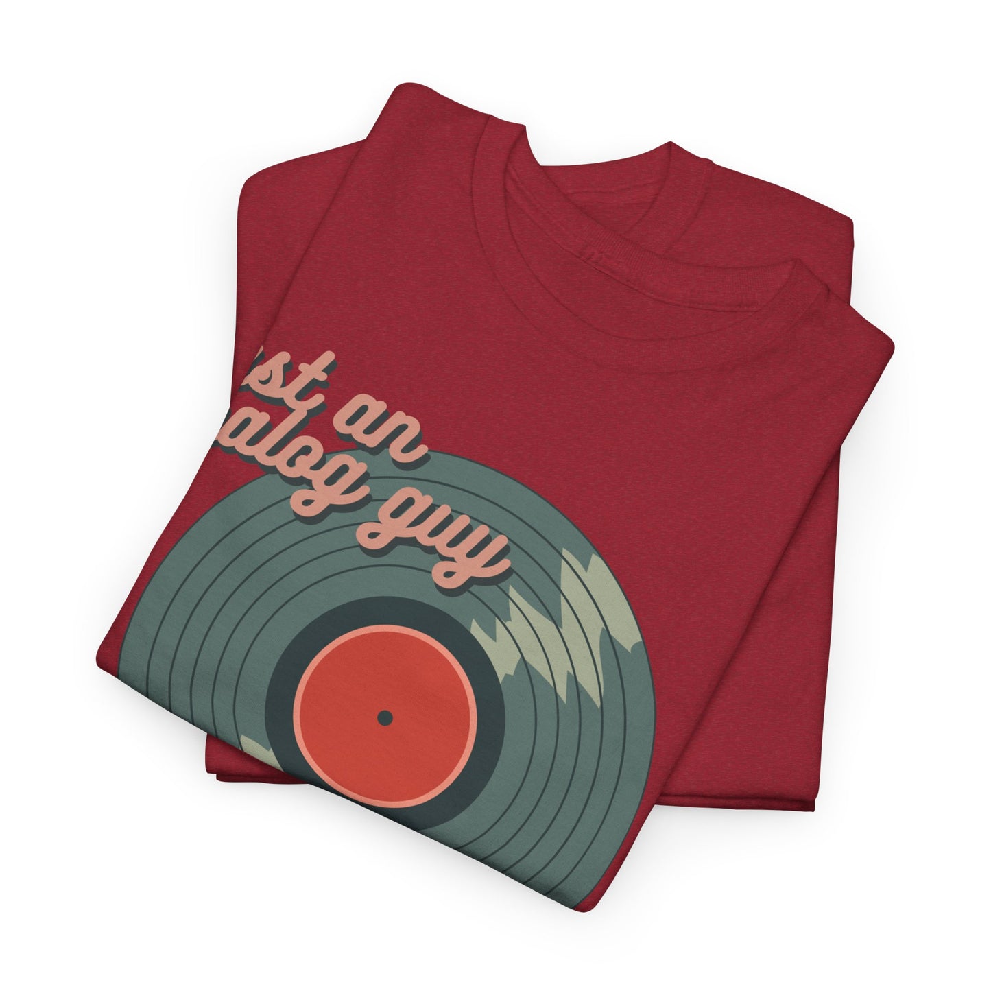 'Just an Analog Guy, In a Digital World' Men's T-Shirt