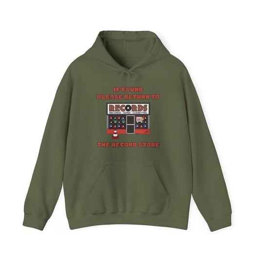 'If Found, Please Return to the Record Store' Men's Hoodie