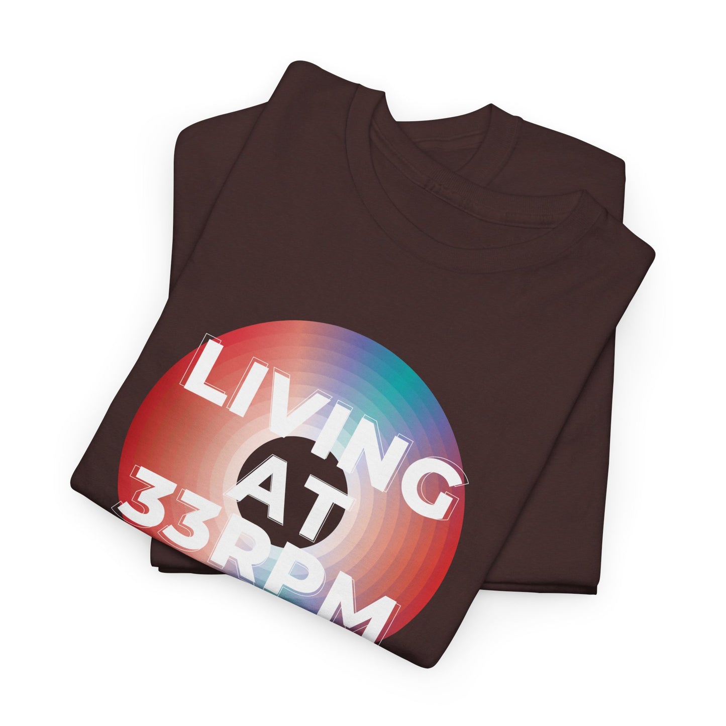 'Living at 33rpm' Men's Vinyl T-Shirt