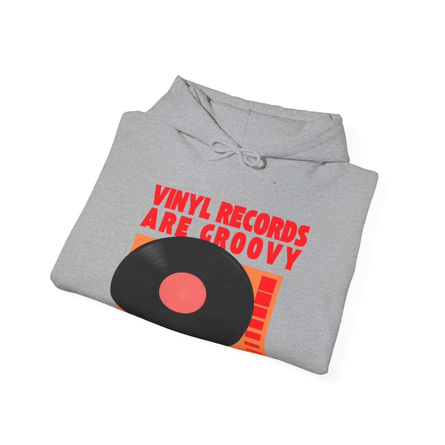 'Vinyl Records Are Groovy' Men's Hoodie