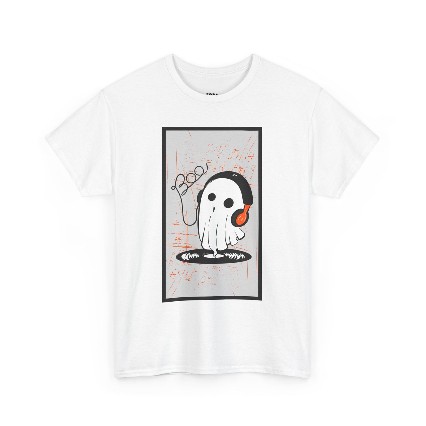 Halloween Ghost Men's Vinyl T-Shirt