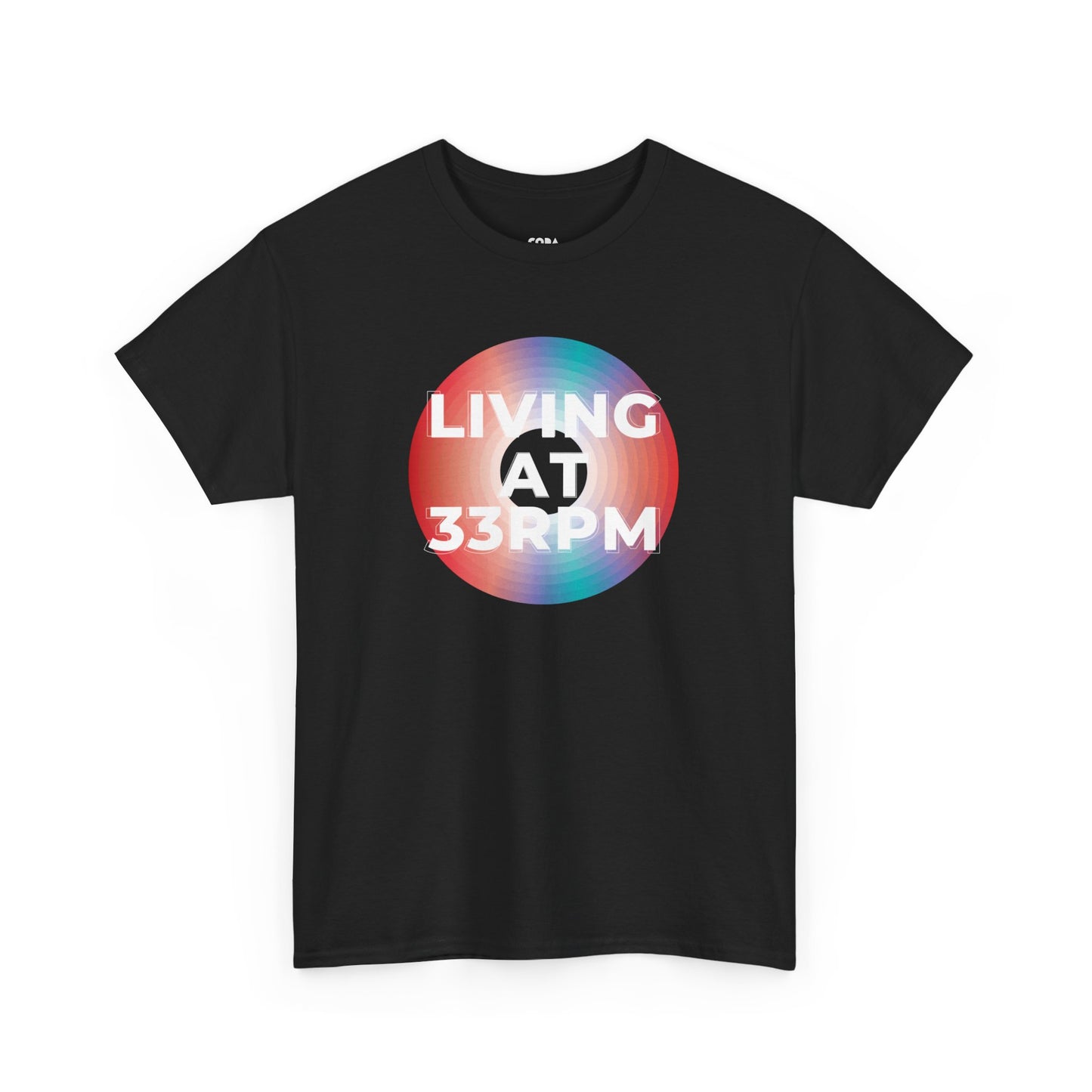 'Living at 33rpm' Men's Vinyl T-Shirt