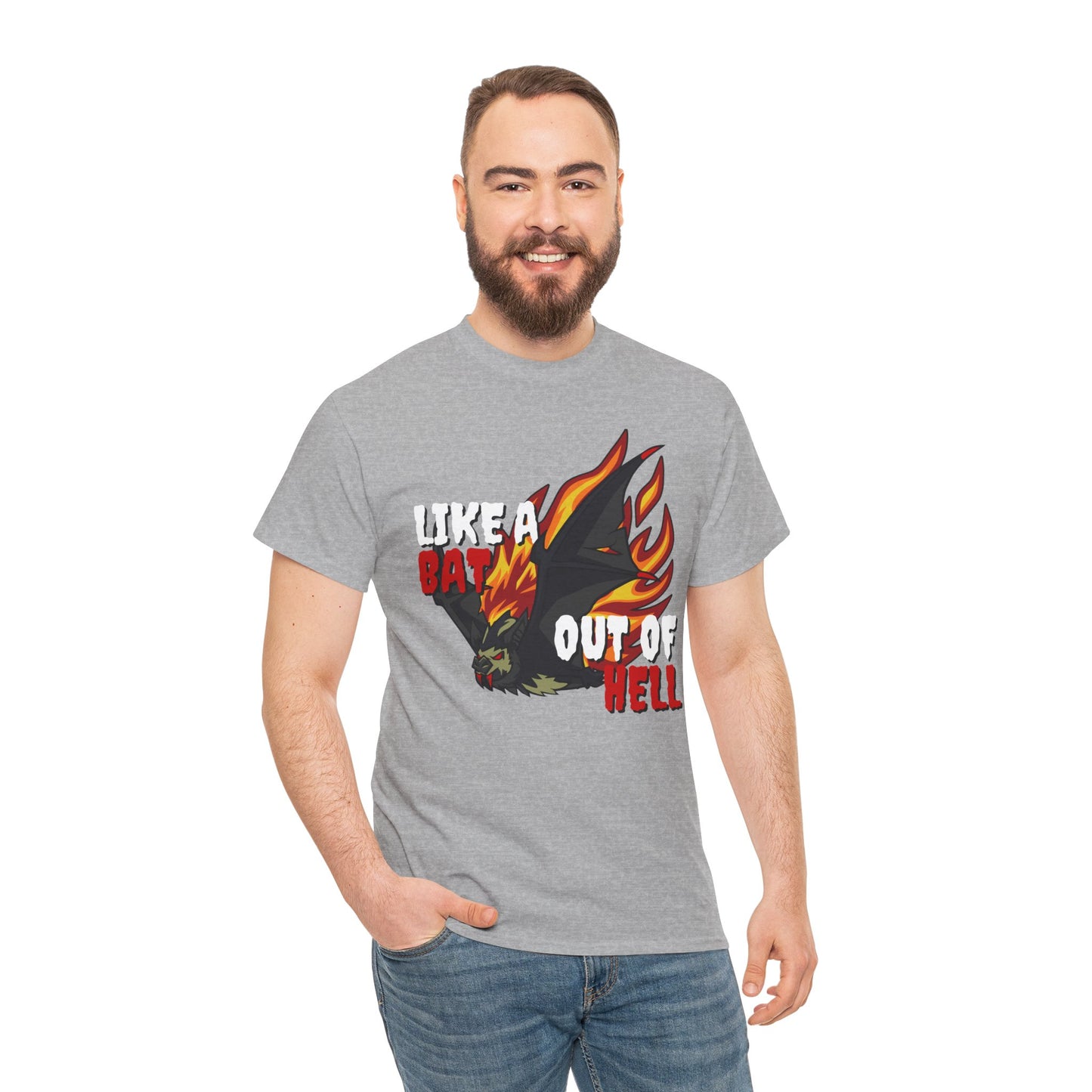 'Like a Bat Out of Hell' Men's Halloween T-Shirt