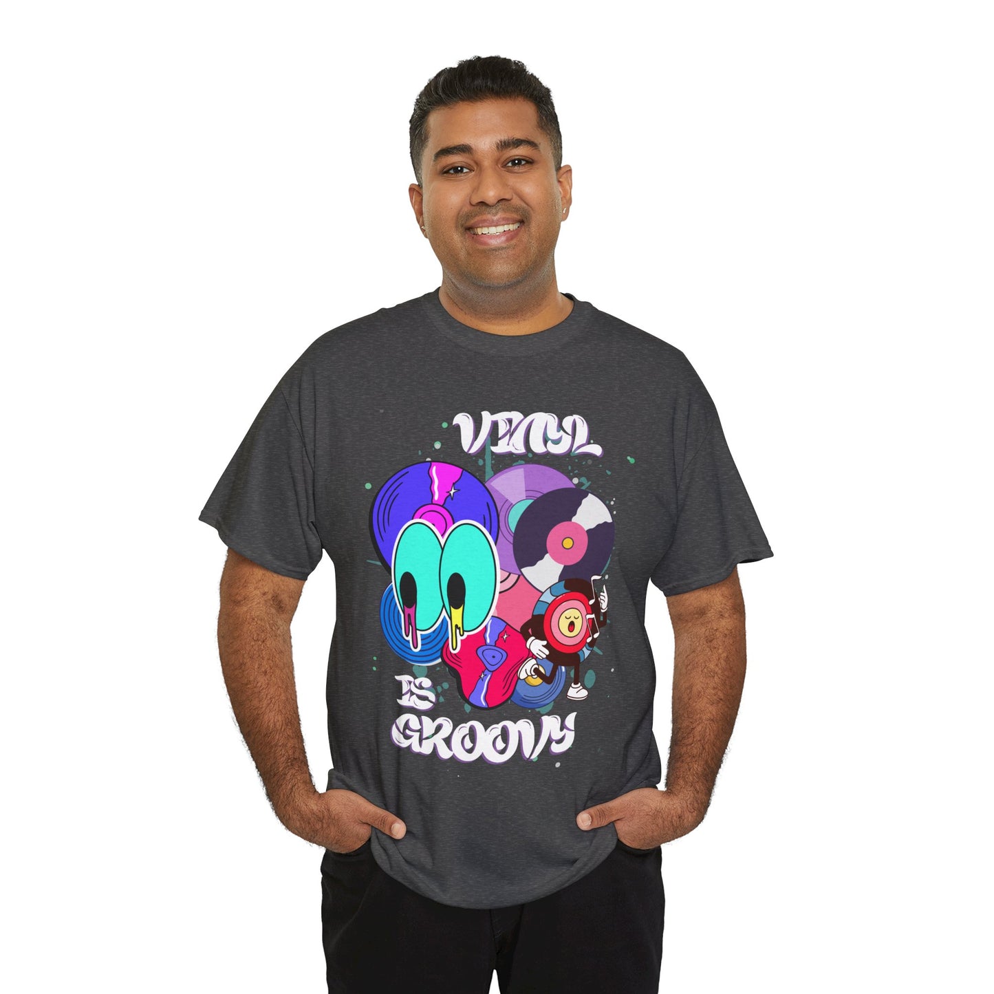 'Vinyl Is Groovy' Men's T-Shirt