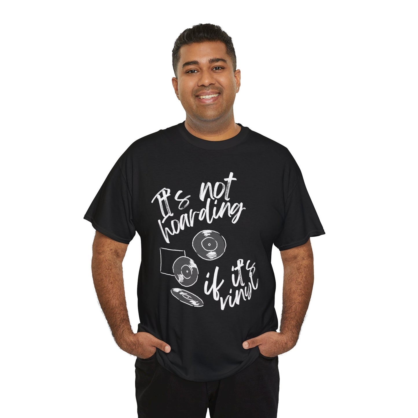 'It's Not Hoarding If It's Vinyl' Men's T-Shirt