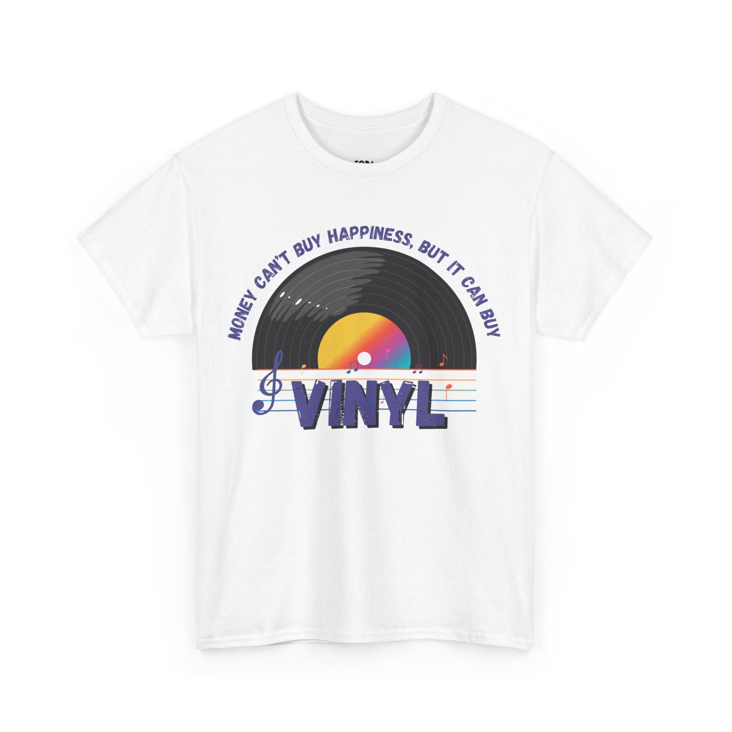 'Money Can't Buy Happiness, But It Can Buy Vinyl' Men's T-Shirt