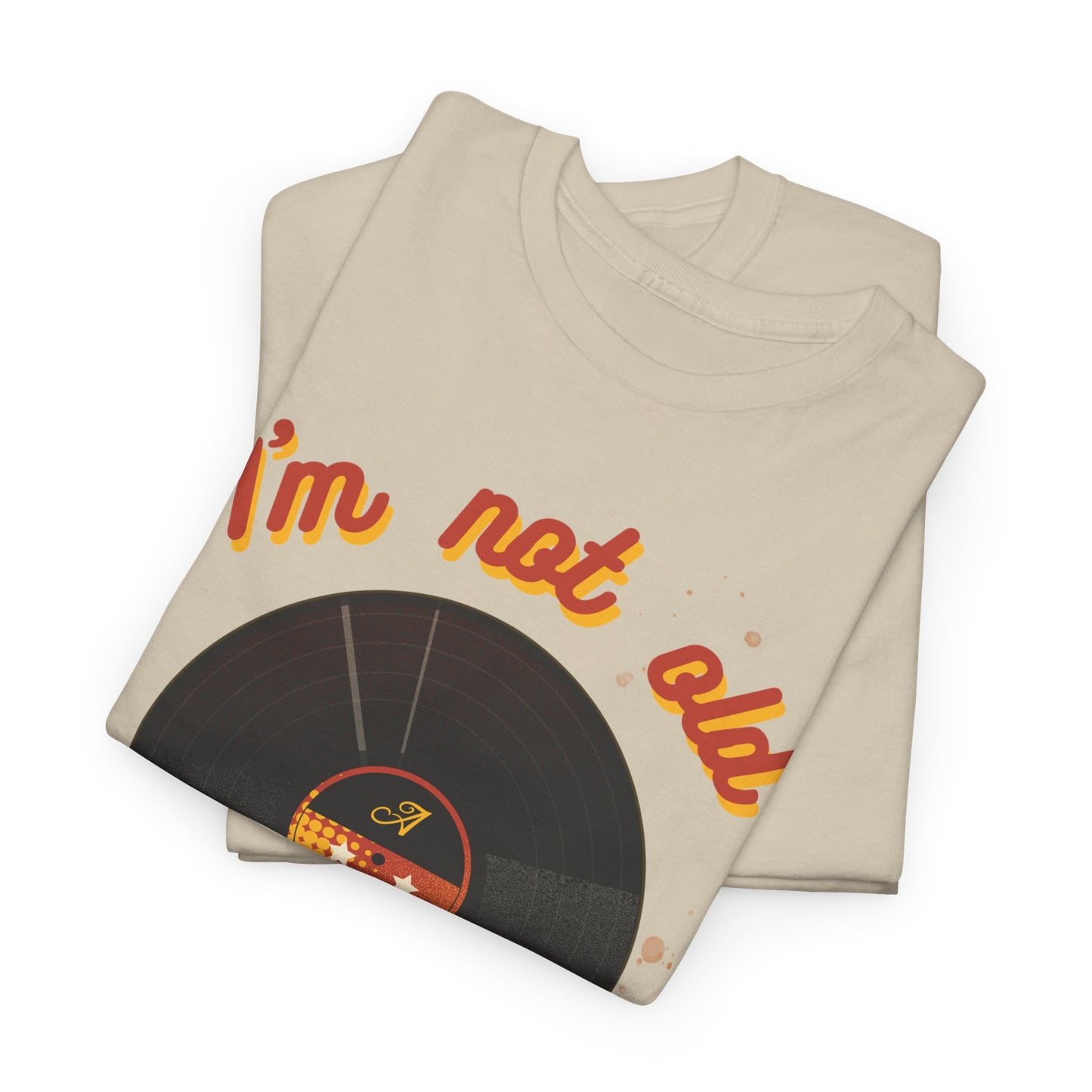 'I'm Not Old, I'm a Classic' Men's Vinyl Record T-Shirt