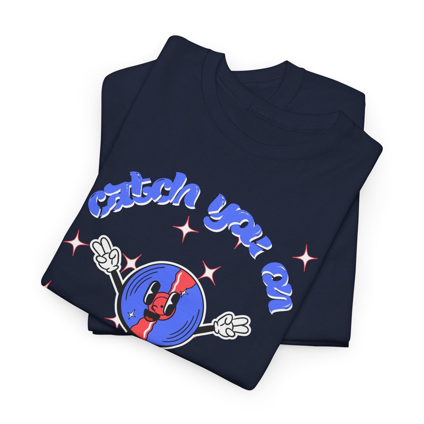 'Catch You On The Flip Side' Men's Vinyl T-Shirt