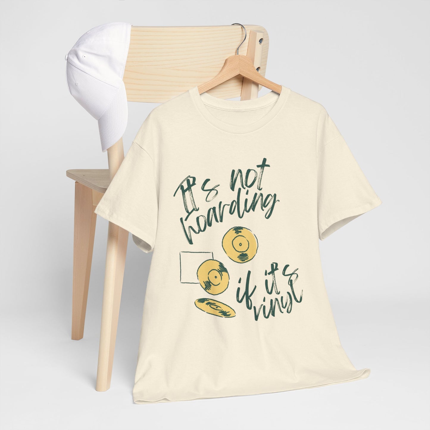 'It's Not Hoarding If It's Vinyl' Men's T-Shirt