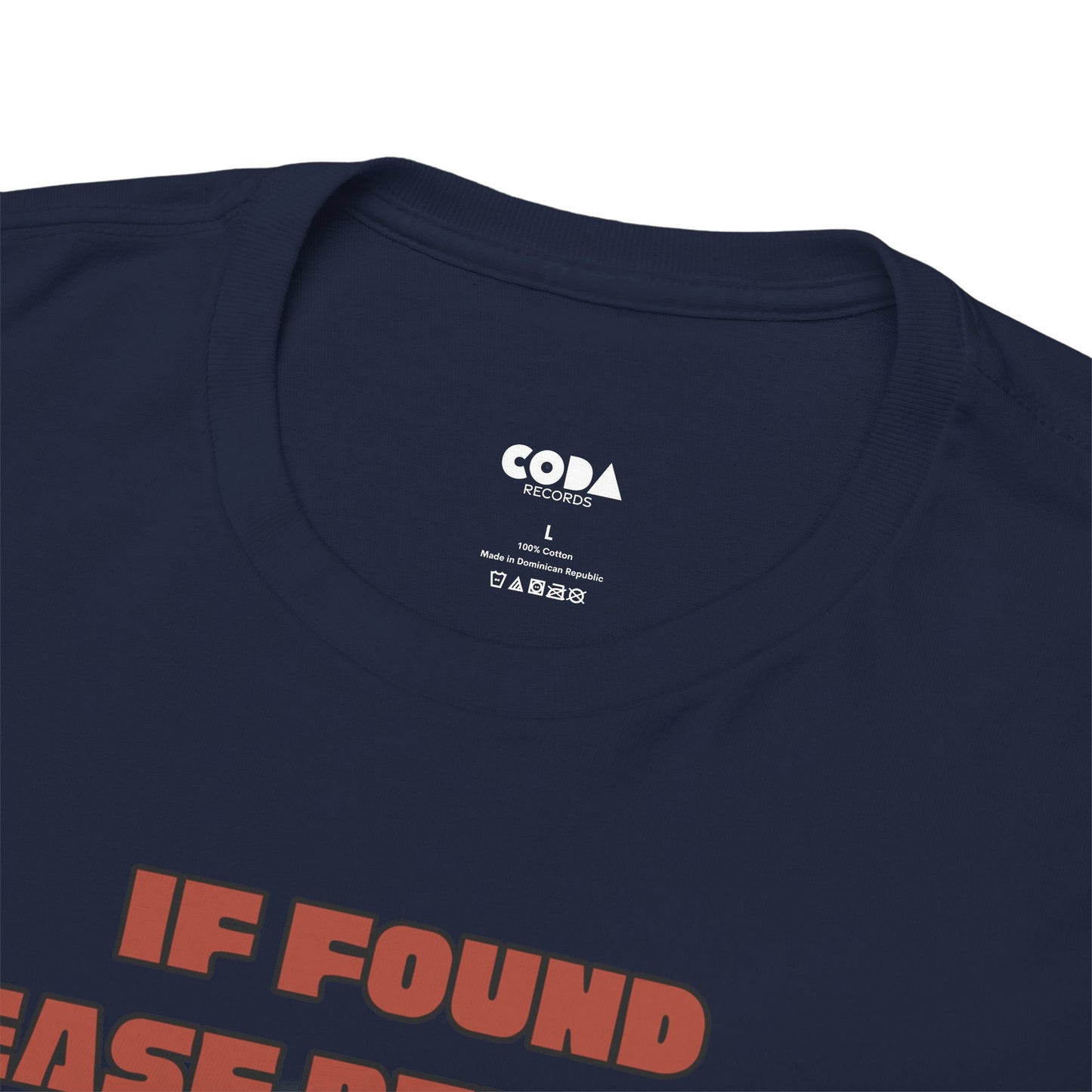 'If Found, Please Return to the Record Store' Men's T-Shirt