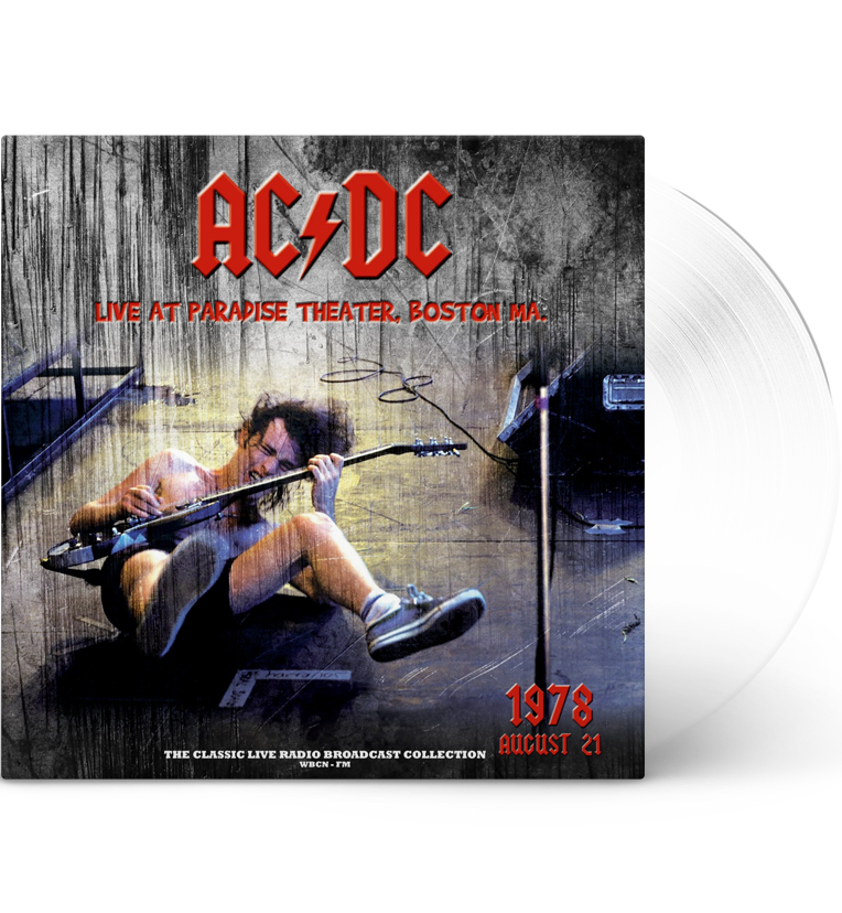 AC/DC – Live at the Paradise Theater, Boston, 1978 (12-Inch Album on 180g Clear Vinyl)