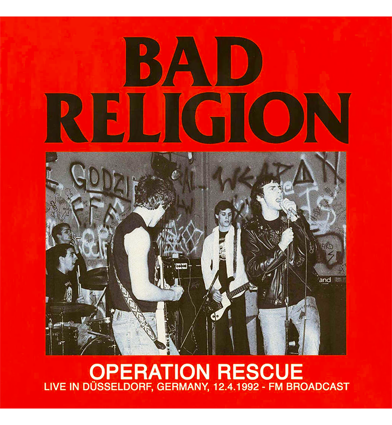 Bad Religion – Operation Rescue: Live in Düsseldorf, 1992 (Limited Edition 12-Inch Album on Red Vinyl)