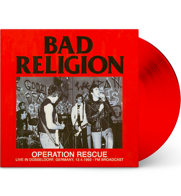 Bad Religion – Operation Rescue: Live in Düsseldorf, 1992 (Limited Edition 12-Inch Album on Red Vinyl)